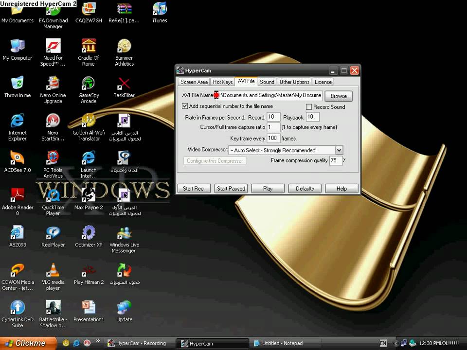 How to use unregistered hypercam 2 - YouTube