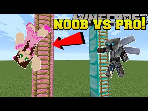 Minecraft NOOB VS PRO KING OF THE LADDER MiniGame