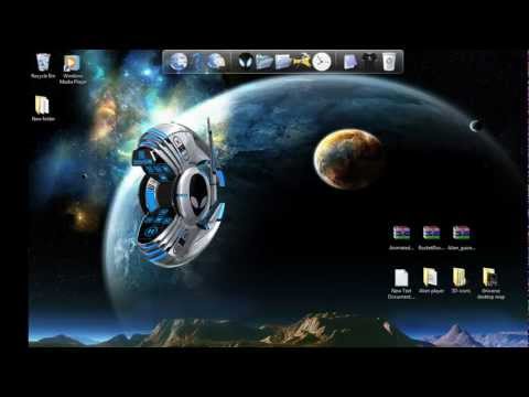 Windows 7 Theme-How To Install Animated 3D Icons For Rocketdock On PC Desktop