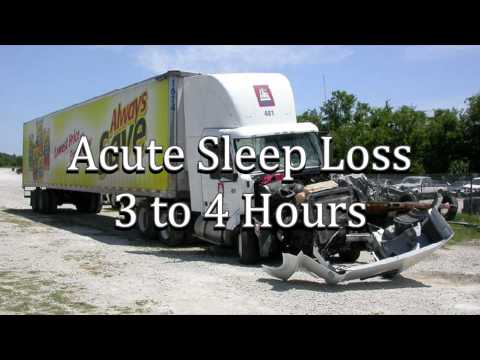Truck Accident Caused by Fatigue