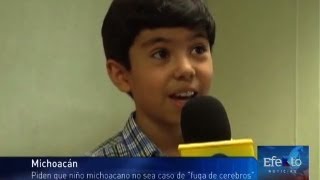 Estudiará niño prodigio michoacano en Harvard