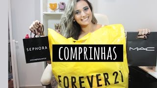 Forever 21, MAC e Sephora  Comprinhas Fashion e Makes.Por Tatiana Lobo