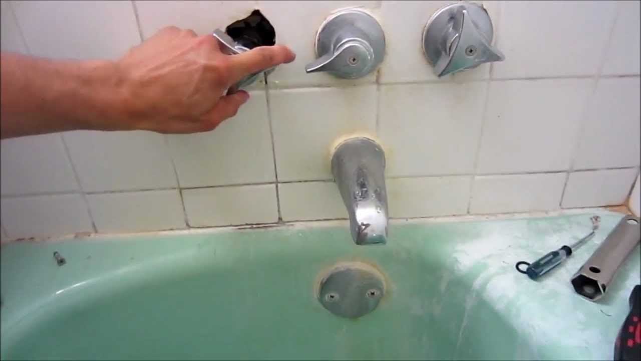 Repair Leaky Shower Faucet YouTube