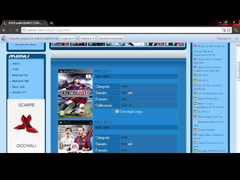 come Scaricare giochi per psp gratis - YouTube