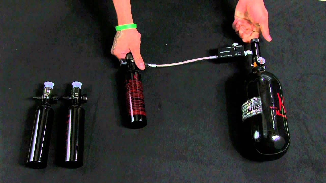 Ninja Paintball 3000psi Output Mobile Fill Station (PCP Tank, Regulator