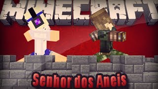 Minecraft: Jv e MoonKase em Senhor dos Anéis (ZombieEscape)