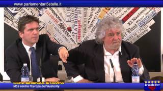 ESCLUSIVO: Grillo contro l'Europa dell'austerity - video integrale