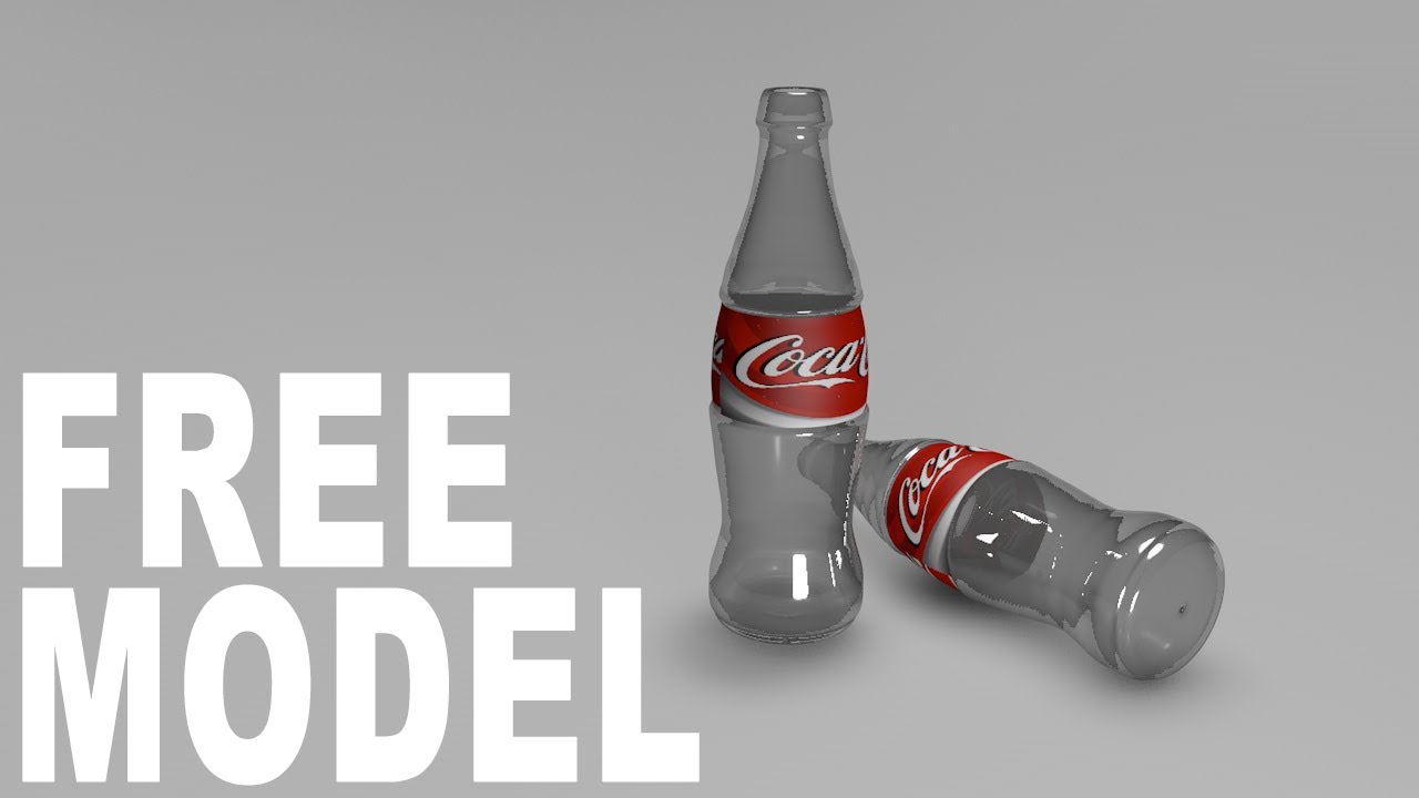 Cinema 4D Coca Cola Bottle (Free Download) YouTube