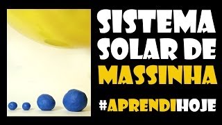 Sistema Solar de massinha