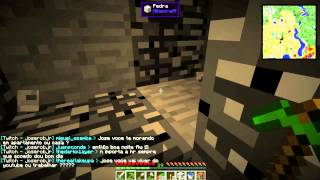 Live Minerando no Minecraft Guerra