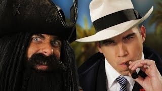 Blackbeard vs Al Capone.  Epic Rap Battle of History Season 3.