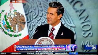 Peña Nieto felicita a los Epidemio Lógos.