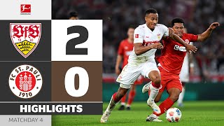 St. Pauli Beaten For The 1st Time | VFB STUTTGART — ST. PAULI | Highlights | MD 4 – Bundesliga 2025