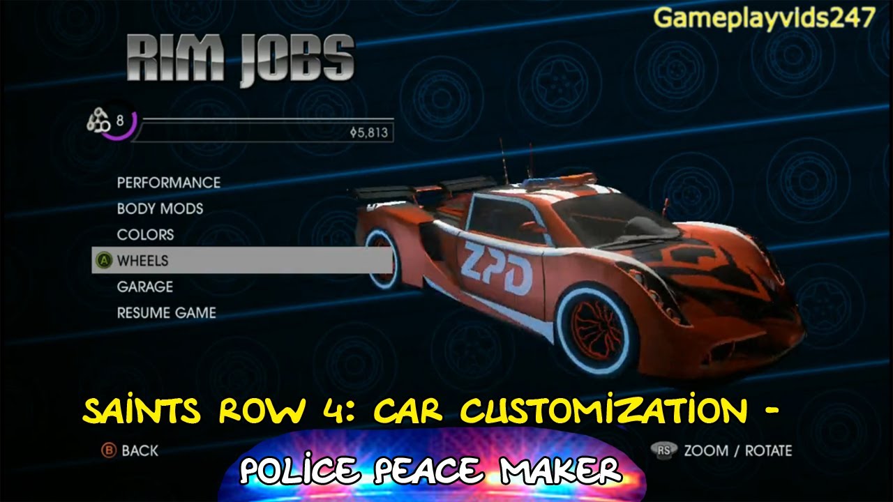 saints row 4 car customization