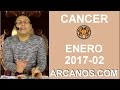 Video Horscopo Semanal CNCER  del 8 al 14 Enero 2017 (Semana 2017-02) (Lectura del Tarot)