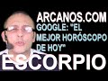 Video Horóscopo Semanal ESCORPIO  del 8 al 14 Noviembre 2020 (Semana 2020-46) (Lectura del Tarot)