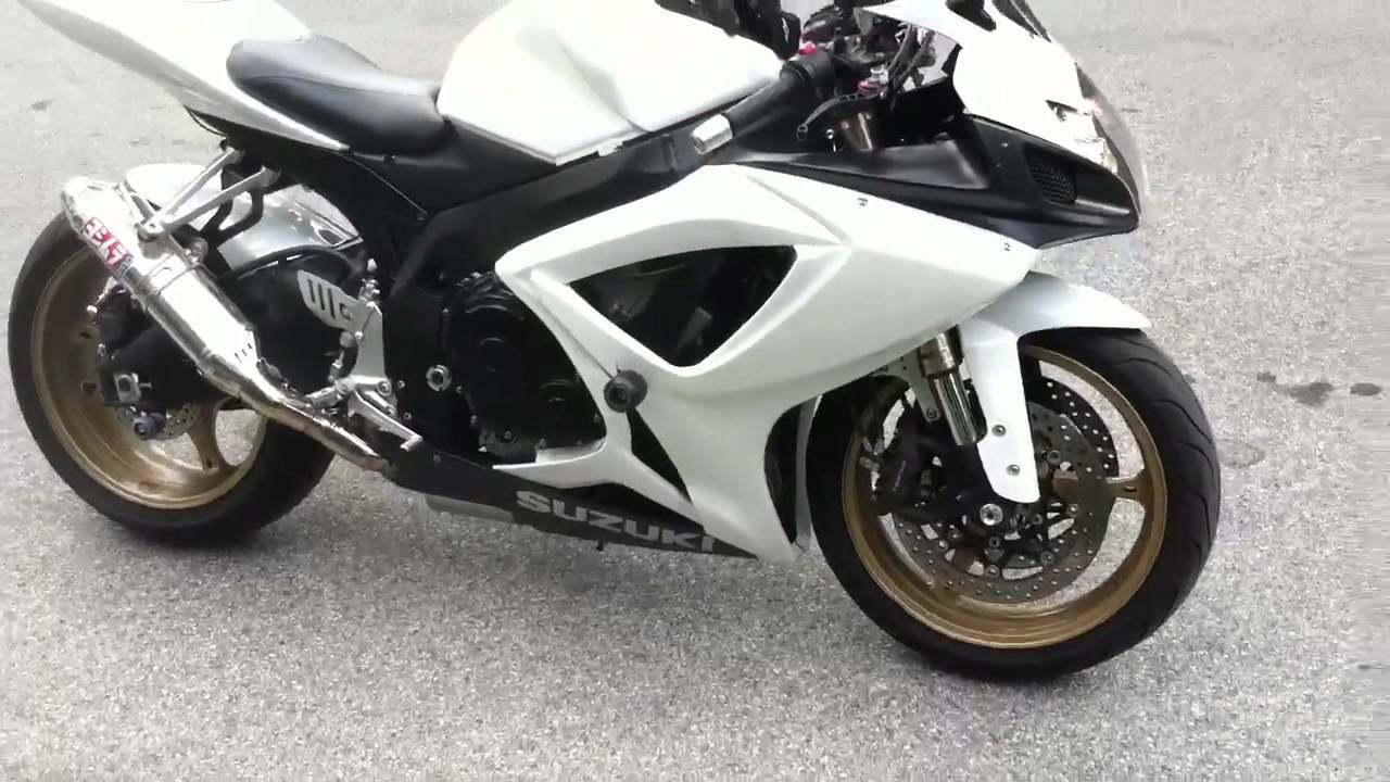2006 GSXR 600 custom white YouTube