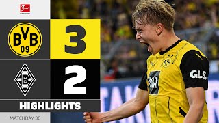 BVB Fights Back! | BORUSSIA DORTMUND — BORUSSIA M’GLADBACH | Highlights | MD 30 – Bundesliga 2024/25