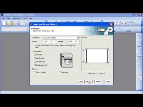 BarTender Barcode and Label Design Software - Label Page Setup Video