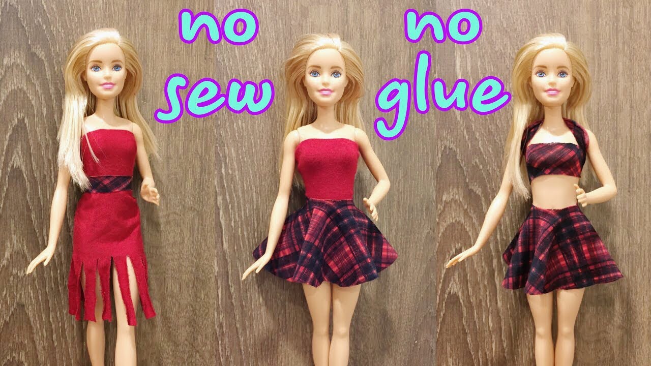 no sew no glue doll clothes