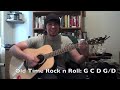 10 easy 3 chord acoustic guitar songs (G C D)