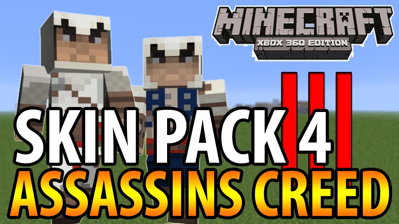 Minecraft (Xbox 360) - SKIN PACK 4 - Assassins Creed SKINS! Revealed ...