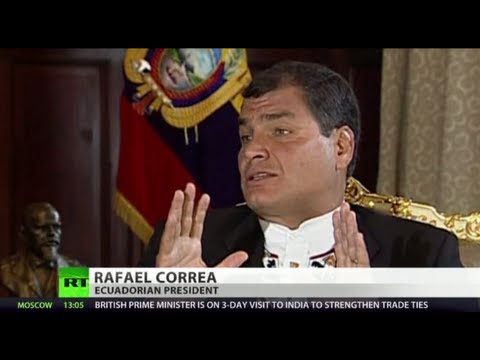 Correa: Neo-colonial West pushes Ecuador to backtr image