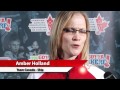 2012 Scotties Tournament of Hearts Draw 5 Media Scrum