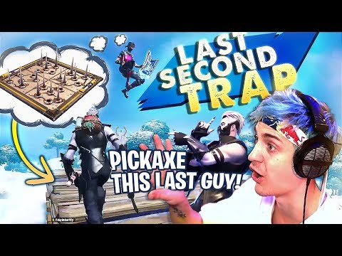 THE LAST PLAYER TRIED TO TRAP KILL ME! - Fortnite Battle Royale