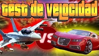 GTA V Online - Test De Velocidad - Caza VS Adder  - El Vehículo Más Rápido - NexxuzHD