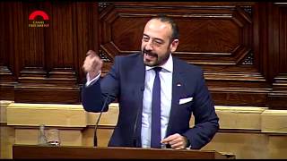 Brutal intervención de Jordi Cañas haciendo el PAYASO en el Parlament