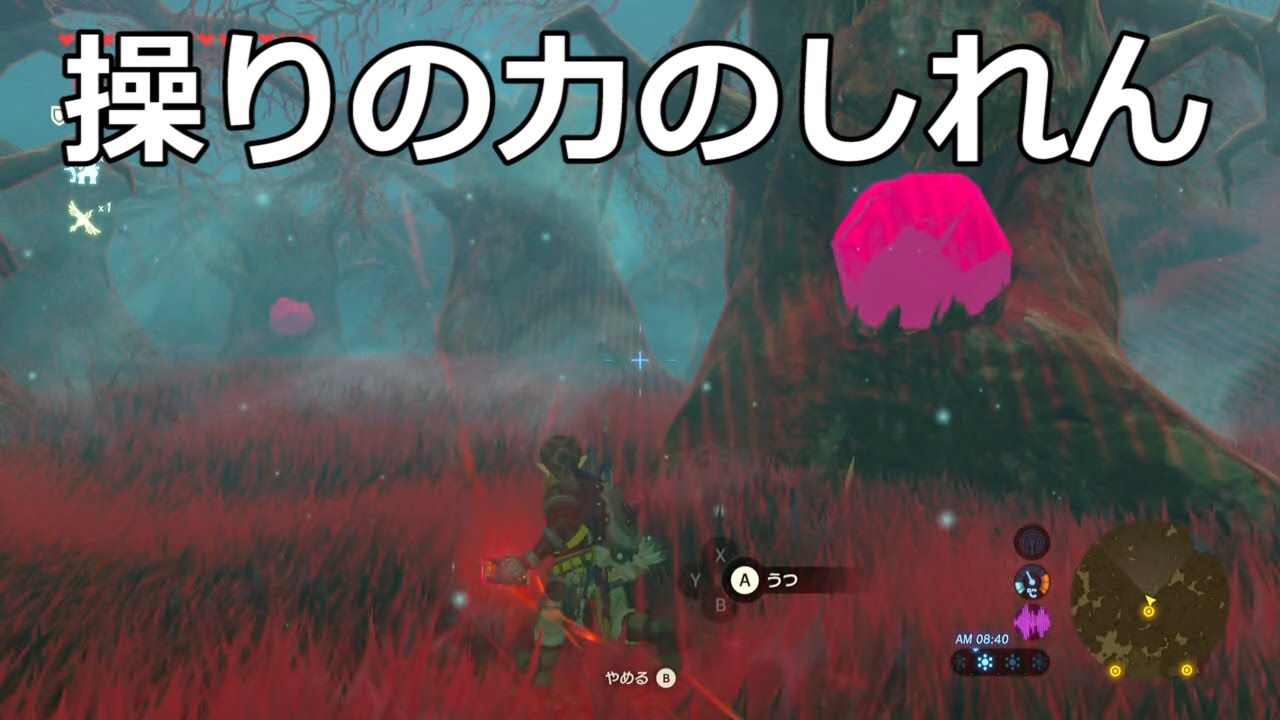 ゼルダの伝説 ほこらチャレンジ 操りの力のしれん をクリアした クン シダジの祠もクリアした