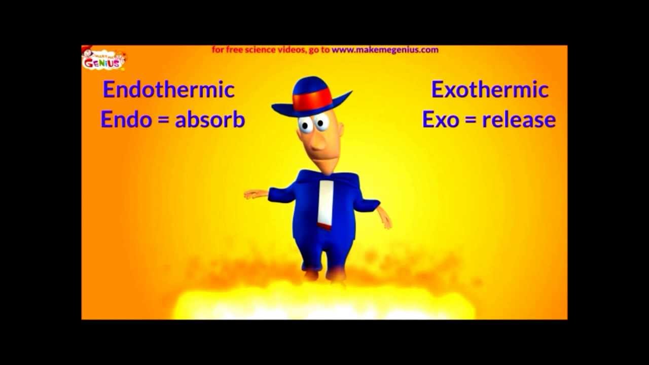 Exothermic and Endothermic Reactions - Video for kids - YouTube