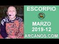 Video Horscopo Semanal ESCORPIO  del 17 al 23 Marzo 2019 (Semana 2019-12) (Lectura del Tarot)