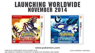 Pokémon Omega Ruby and Pokémon Alpha Sapphire -- November 2014!