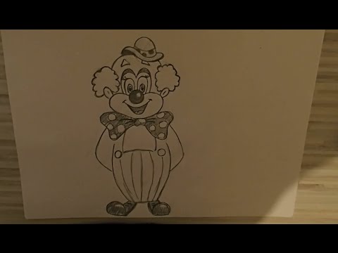Поэтапно рисовать лицо клоуна Поэтапно рисовать лицо клоуна