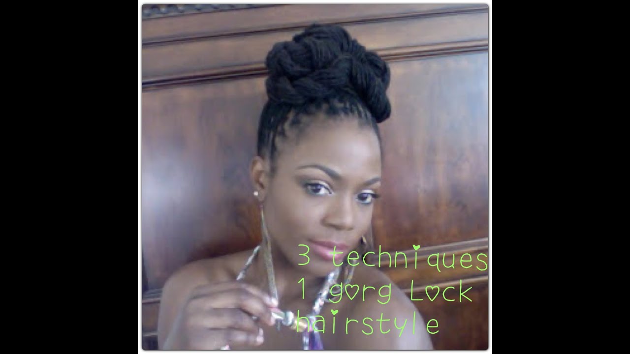 Lock Tutorial 3 Hair techniques 1 hairstyle YouTube