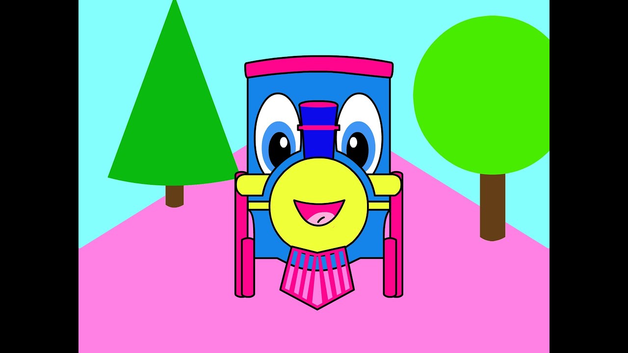 "Stevie Steamer the Train" - Counting Shapes Adventure, Baby & Toddler