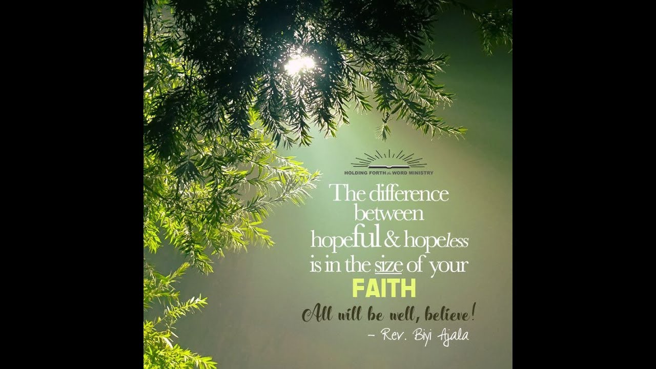 "He is Faithful" by Pastor Esther Ajala
