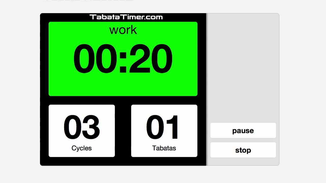 6 Day Tabata Workout Timer App for push your ABS