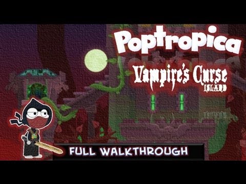 Poptropica Cheats For Vampires Curse - Island Walkthrough - YouTube