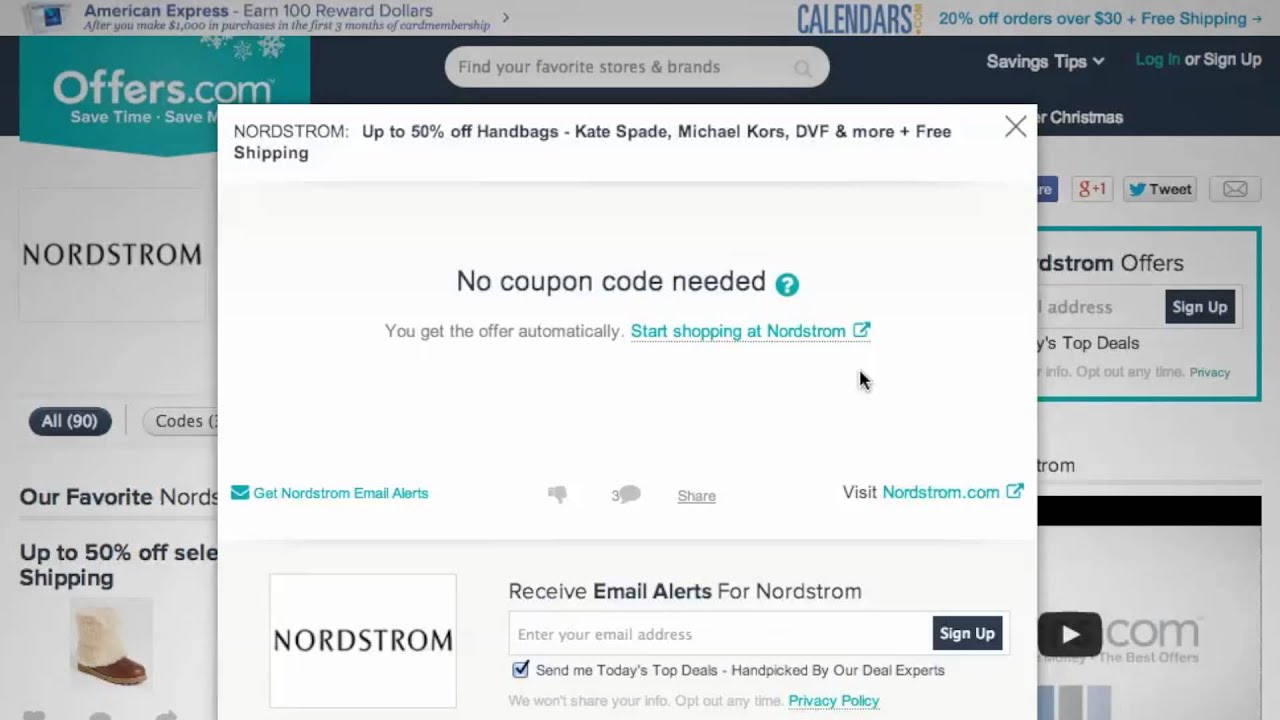 Nordstrom Promo Code 2014 - Saving Money with Offers - YouTube