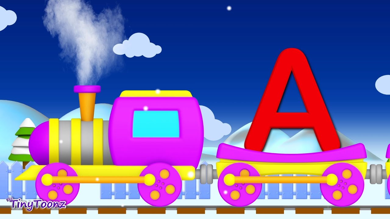 ABC TRAIN | ALPHABET TRAIN | LEARN THE ABC - YouTube