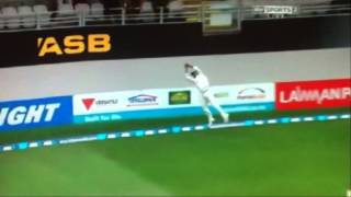 Ravindra Jadeja Stunning Catch!!! - 1st Test Auckland Feb 2014