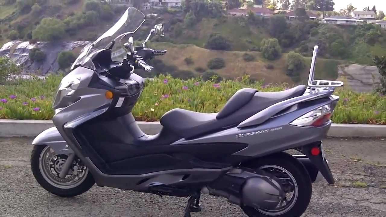 2007 Suzuki Burgman 400 Review - YouTube