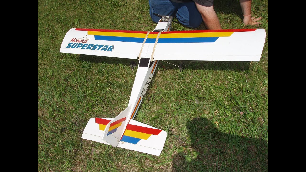 15 Year Old First Solo Flight Hobbico superstar rc airplane YouTube