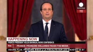 Conférence de presse de François Hollande le 14 janvier 2014 - DIRECT enregistré