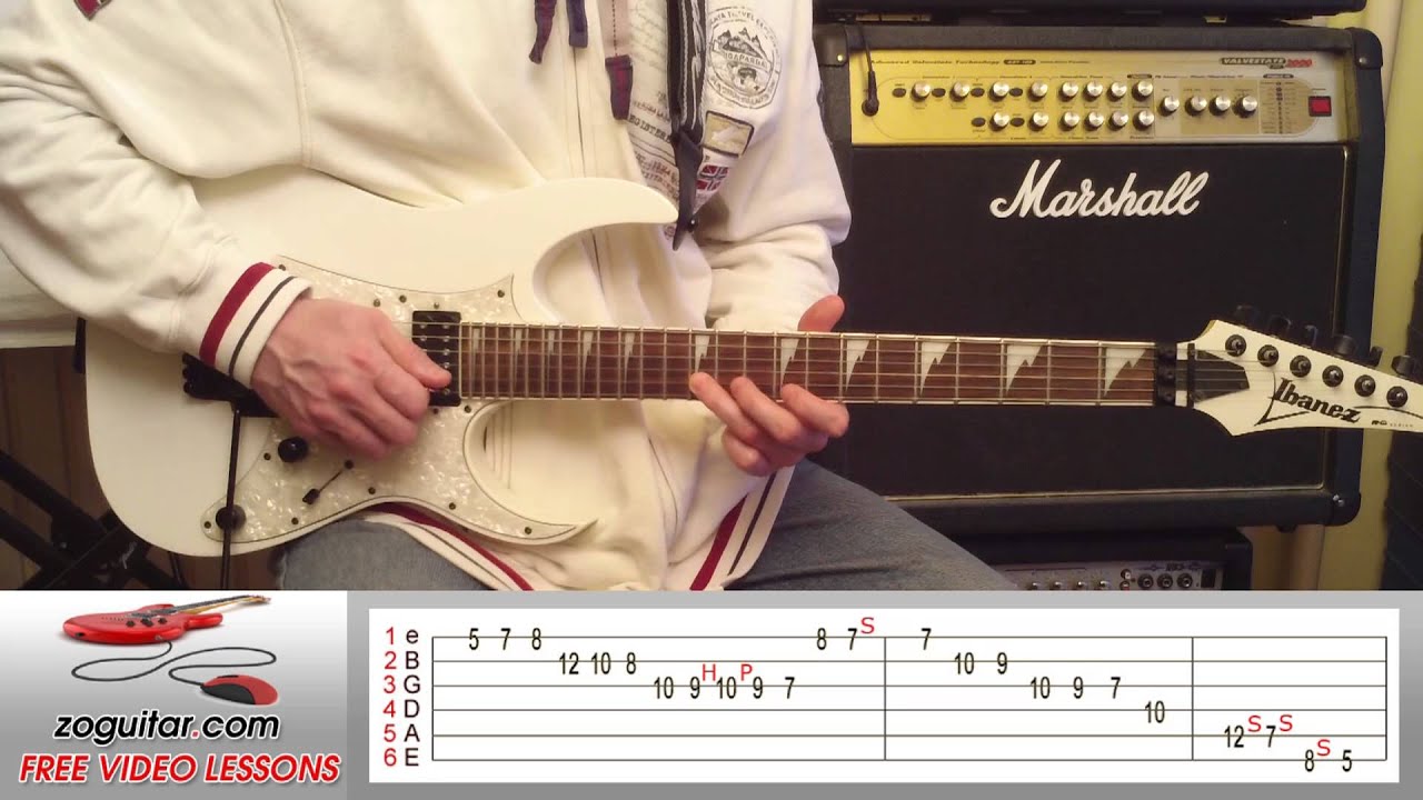 Gary Moore Parisienne Walkways (intro solo) TAB YouTube