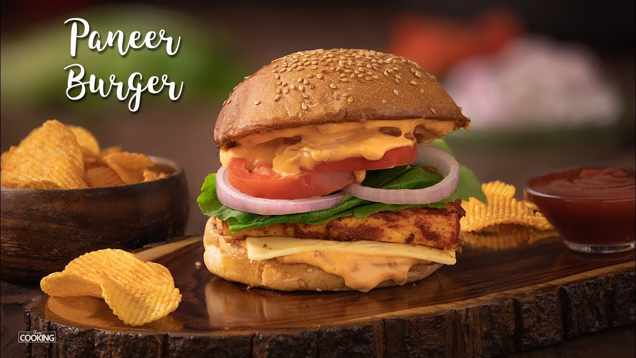 Paneer Burger | Paneer Recipes | Veg Burger