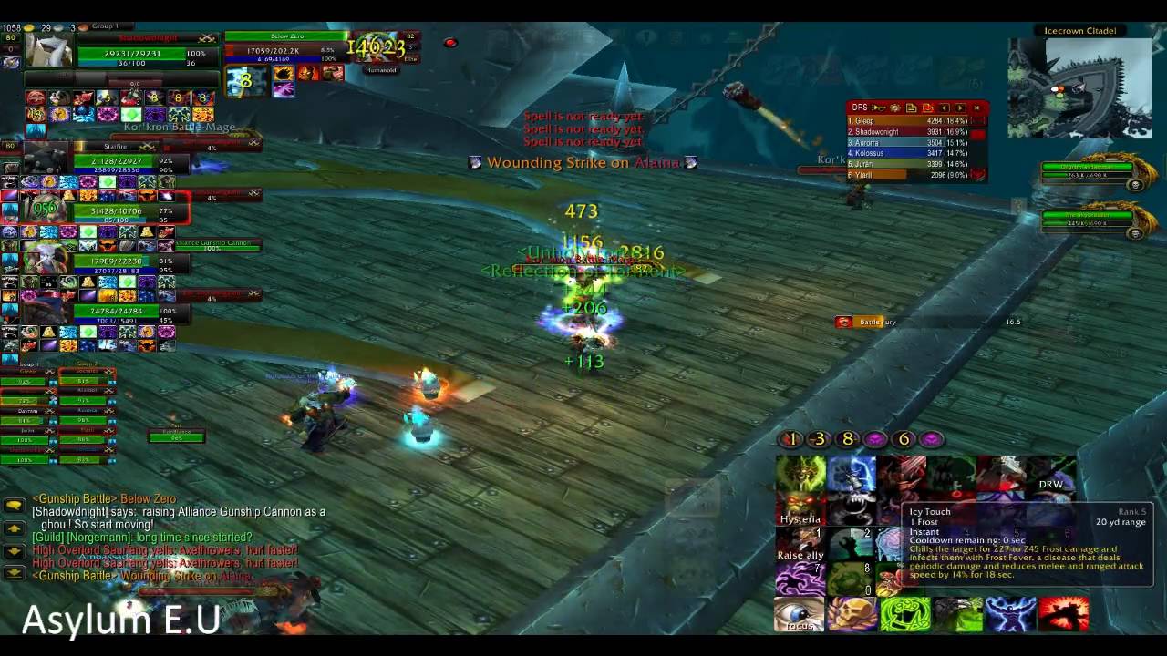 WoW Battle Ship Raid (Asylum Aerie Peak E.U) - YouTube